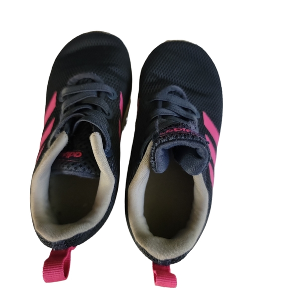 Adidas Sneakers Tennis Shoes Slip on Girls Blue Pink Toddle Sz 6K play school - Picture 2 of 10